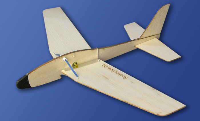 Folding Wing Rocket Glider by Rick Schertle, based on Jim Walker concept